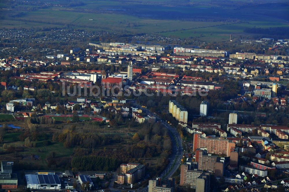 Luftbild Neubrandenburg - Wohngebiete im Stadtbezirk Innenstadt in Neubrandenburg im Bundesland Mecklenburg-Vorpommern