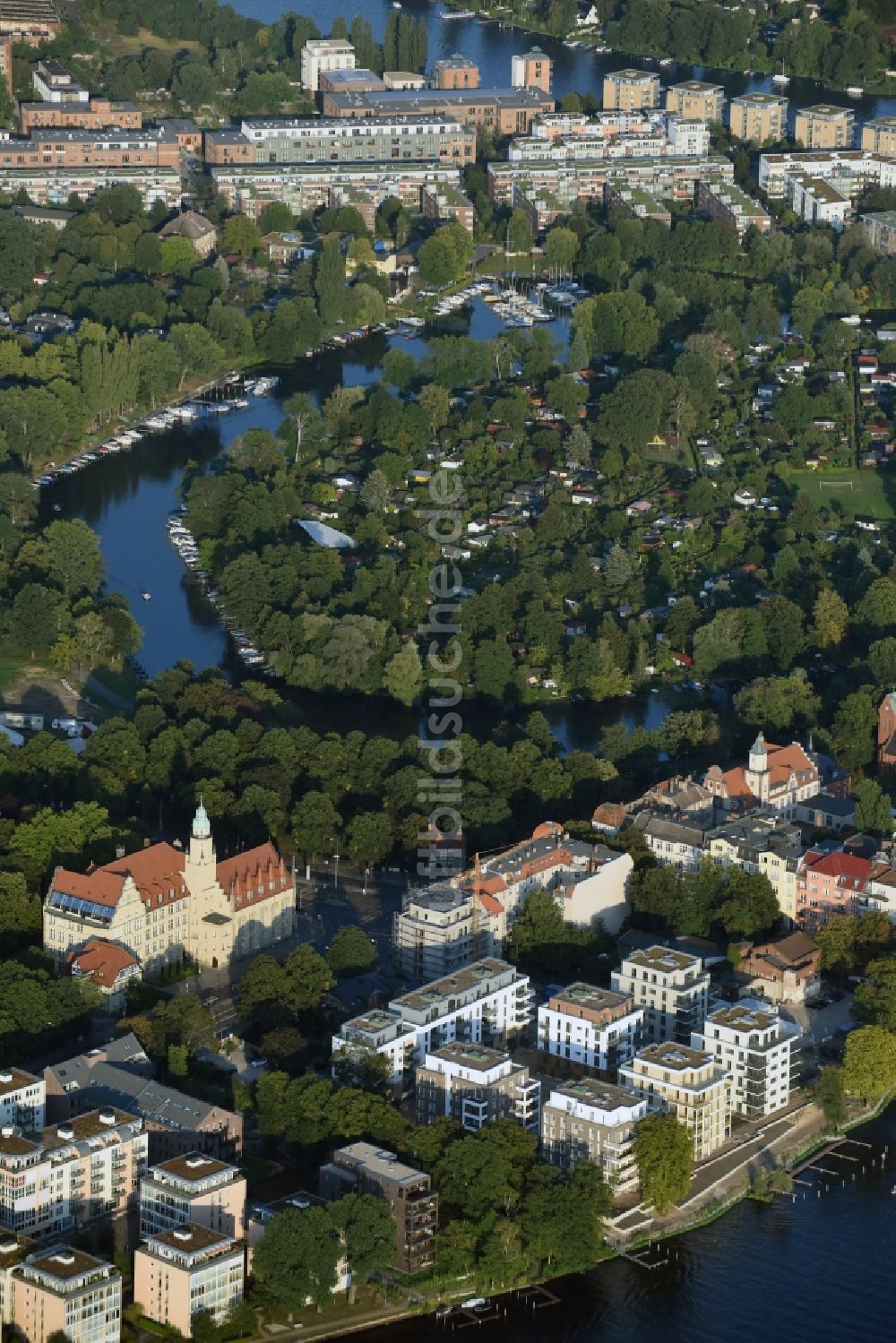 Luftbild Berlin - Wohngebiets- Siedlung in Berlin