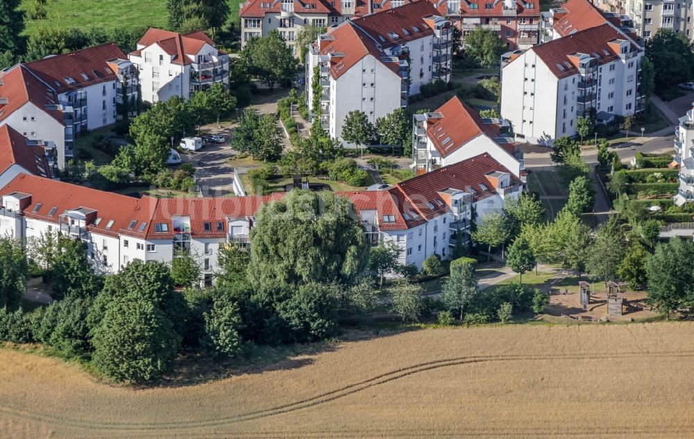 Luftbild Bernau - Wohngebiets- Siedlung in Bernau Süd im Bundesland Brandenburg