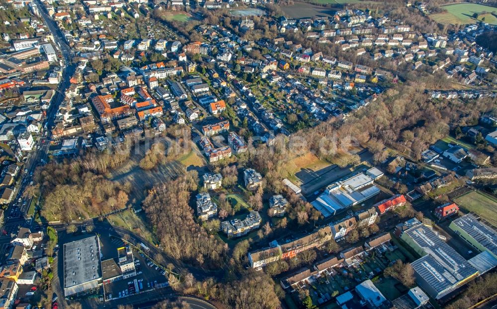 Bochum von oben - Wohngebiets- Siedlung in Bochum im Bundesland Nordrhein-Westfalen