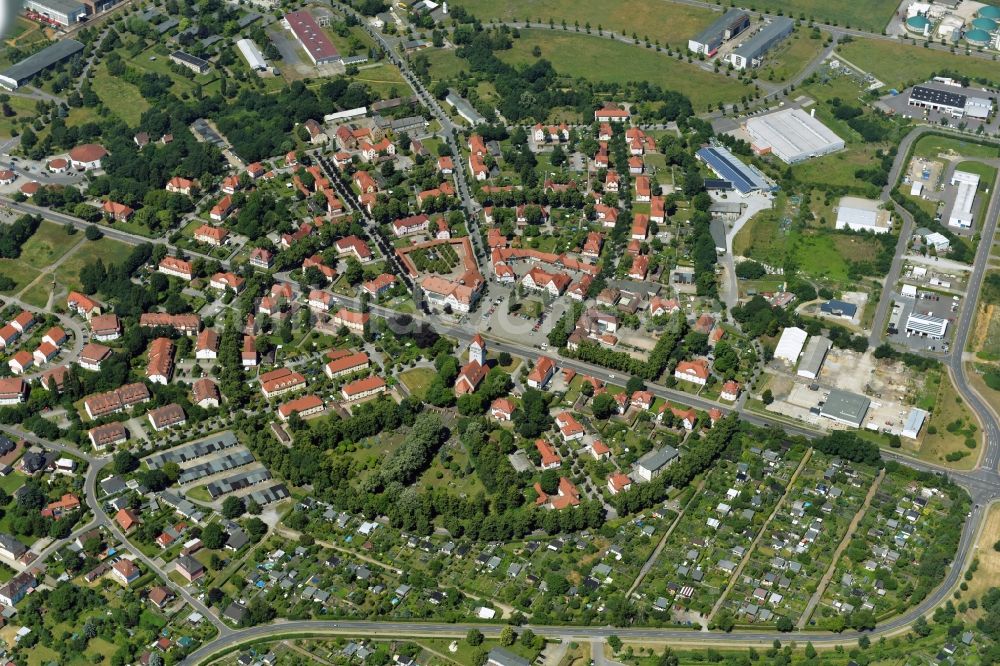 Luftbild Senftenberg - Wohngebiets- Siedlung Brieske in Senftenberg im Bundesland Brandenburg