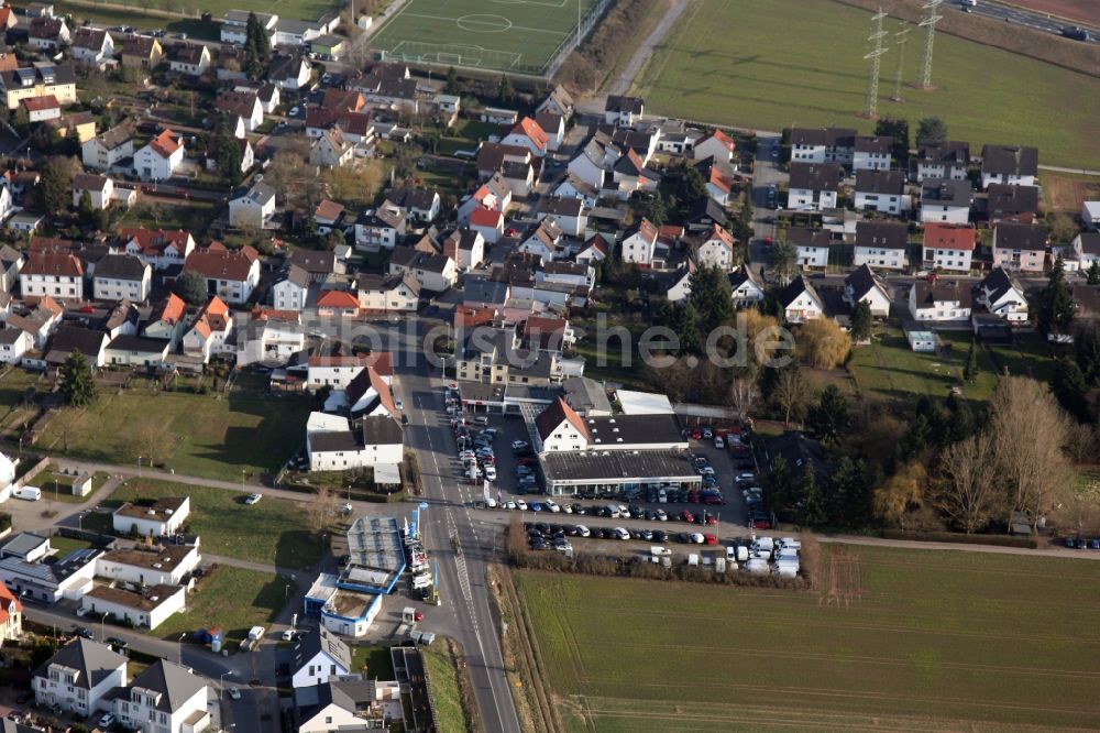 Dreieich-Offenthal von oben - Wohngebiets- Siedlung in Dreieich-Offenthal im Bundesland Hessen