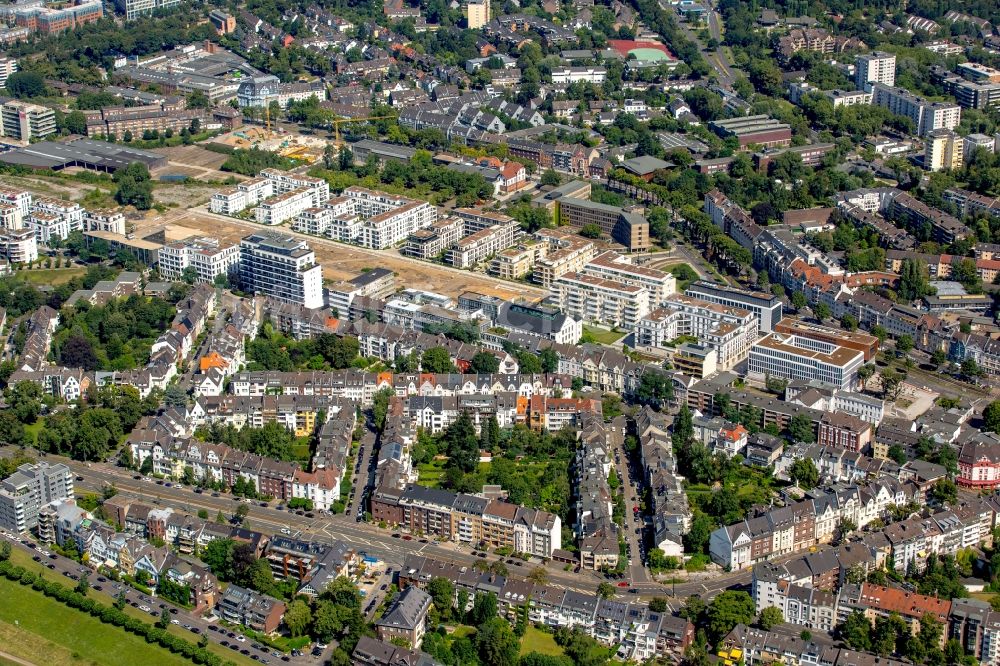 Düsseldorf von oben - Wohngebiets- Siedlung in Düsseldorf im Bundesland Nordrhein-Westfalen