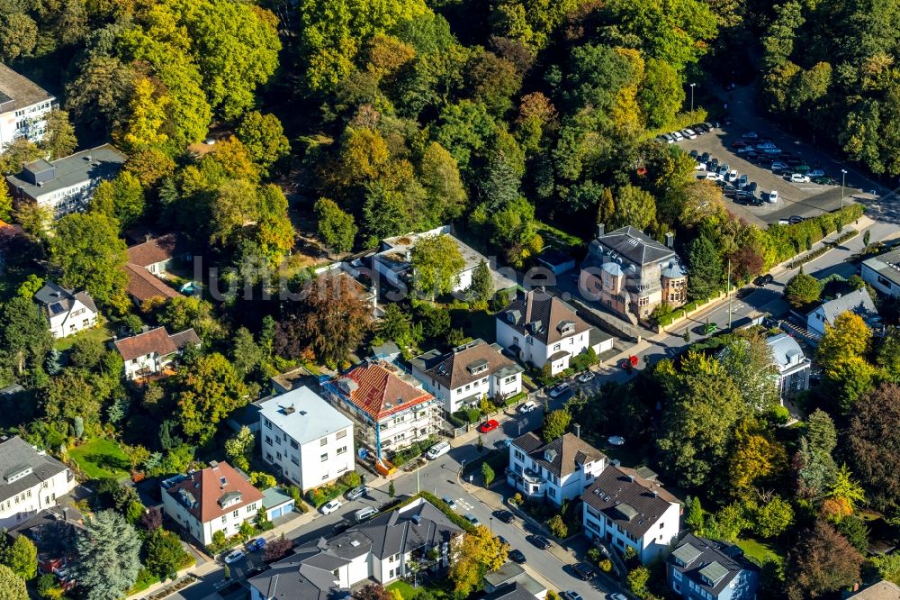 Luftaufnahme Hagen - Wohngebiets- Siedlung entlang der Christian-Rohlfs-Straße in Hagen im Bundesland Nordrhein-Westfalen, Deutschland