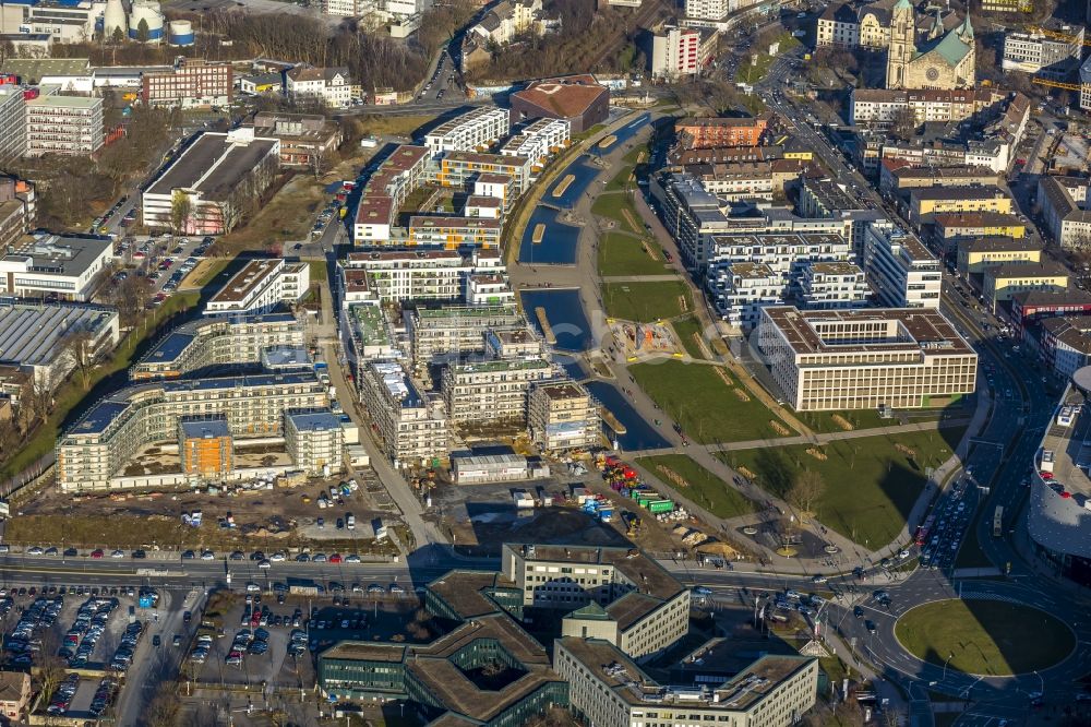 Essen aus der Vogelperspektive: Wohngebiets- Siedlung in Essen im Bundesland Nordrhein-Westfalen