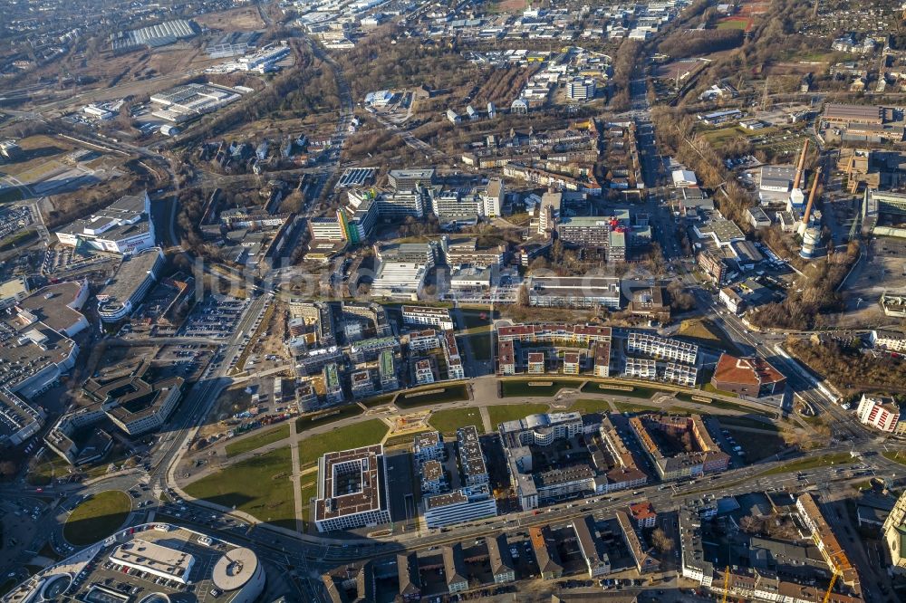 Luftaufnahme Essen - Wohngebiets- Siedlung in Essen im Bundesland Nordrhein-Westfalen