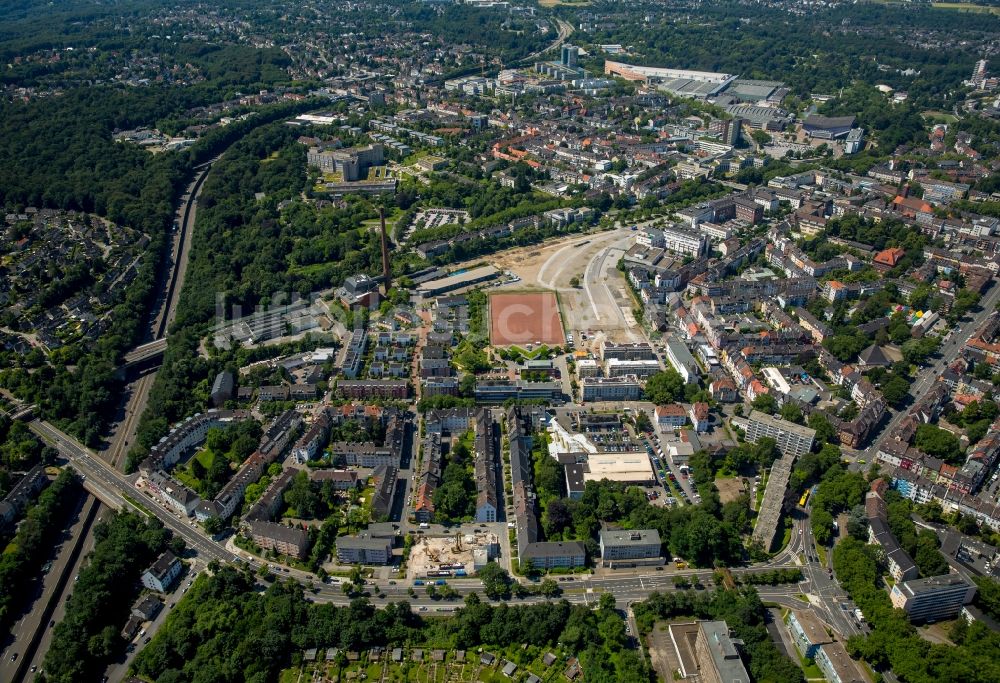 Essen von oben - Wohngebiets- Siedlung in Essen im Bundesland Nordrhein-Westfalen