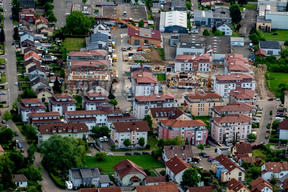 Luftaufnahme Ettenheim - Wohngebiets- Siedlung in Ettenheim im Bundesland Baden-Württemberg, Deutschland