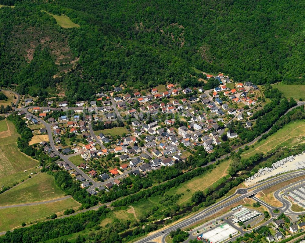 Luftaufnahme Idar-Oberstein - Wohngebiets - Siedlung Georg-Weierbach in Idar-Oberstein im Bundesland Rheinland-Pfalz