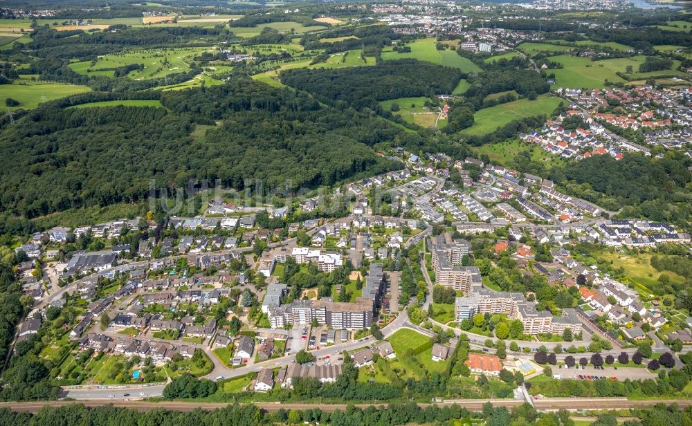 Luftbild Gevelsberg - Wohngebiets- Siedlung in Gevelsberg im Bundesland Nordrhein-Westfalen - NRW, Deutschland