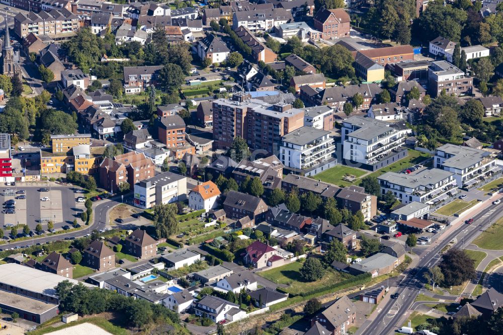 Hückelhoven aus der Vogelperspektive: Wohngebiets-Siedlung in Hückelhoven im Bundesland Nordrhein-Westfalen, Deutschland