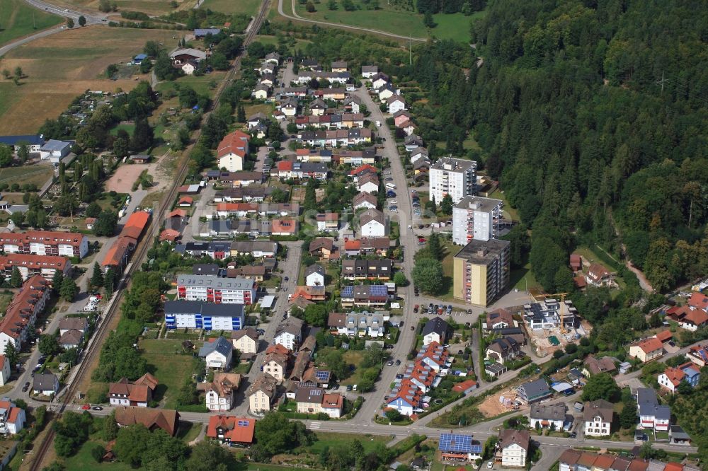 Luftbild Schopfheim - Wohngebiets- Siedlung Hegne in Schopfheim im Bundesland Baden-Württemberg, Deutschland