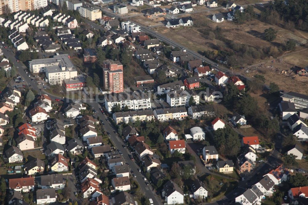 Heusenstamm von oben - Wohngebiets- Siedlung in Heusenstamm im Bundesland Hessen