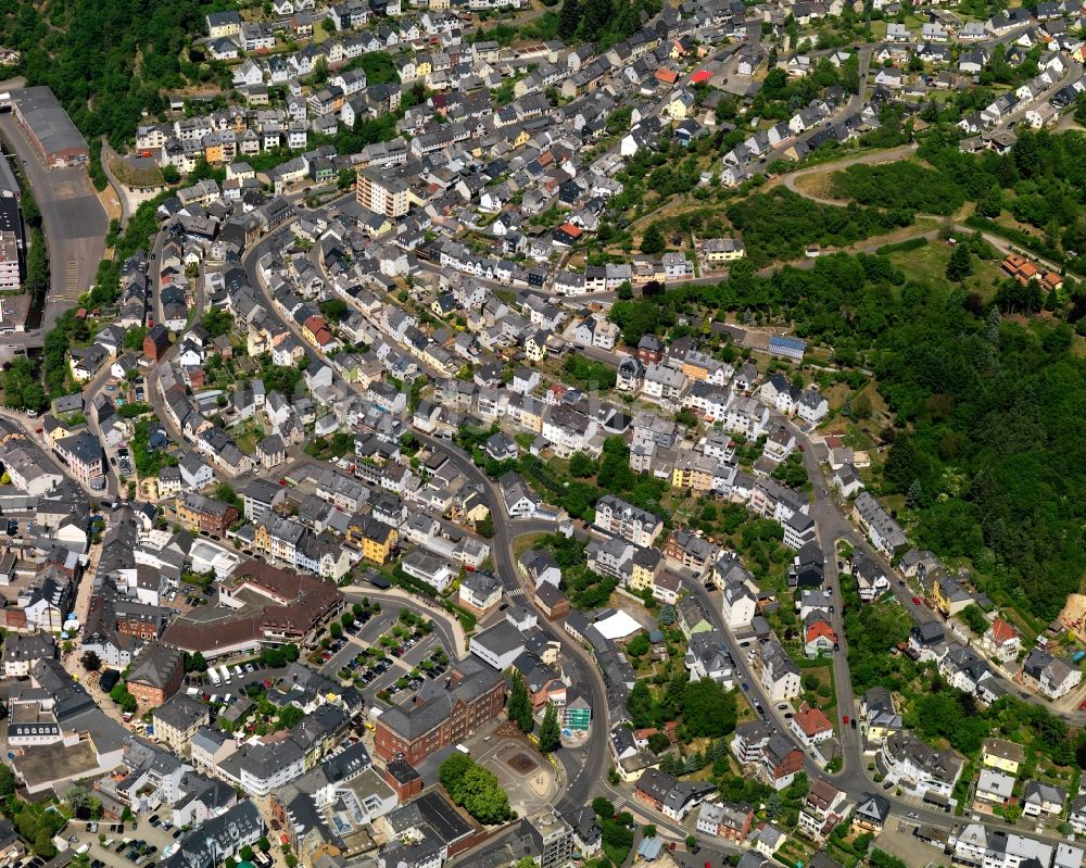 Idar-Oberstein von oben - Wohngebiets- Siedlung in Idar-Oberstein im Bundesland Rheinland-Pfalz