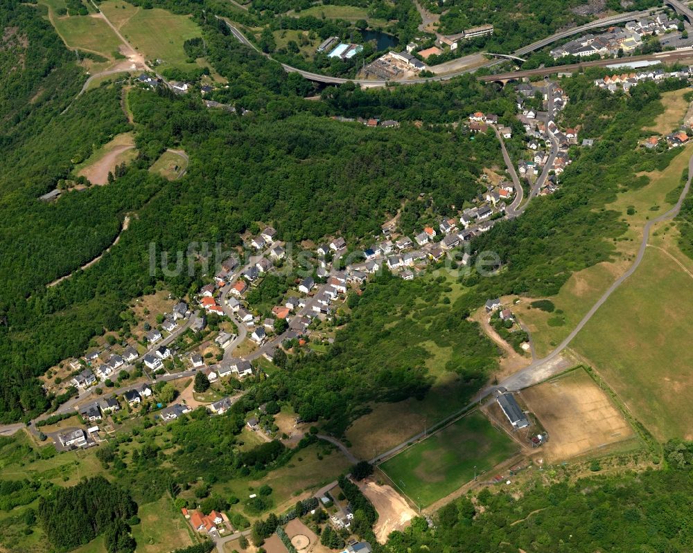 Idar-Oberstein von oben - Wohngebiets- Siedlung in Idar-Oberstein im Bundesland Rheinland-Pfalz