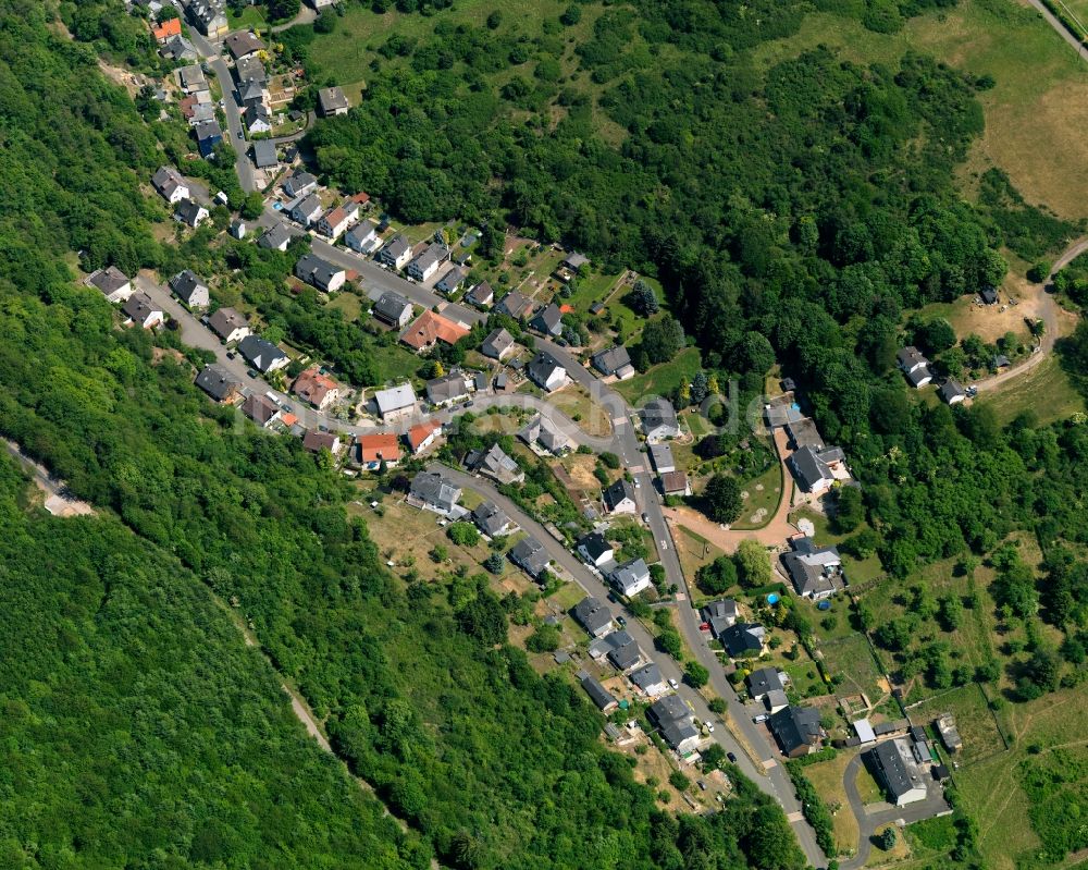 Luftaufnahme Idar-Oberstein - Wohngebiets- Siedlung in Idar-Oberstein im Bundesland Rheinland-Pfalz