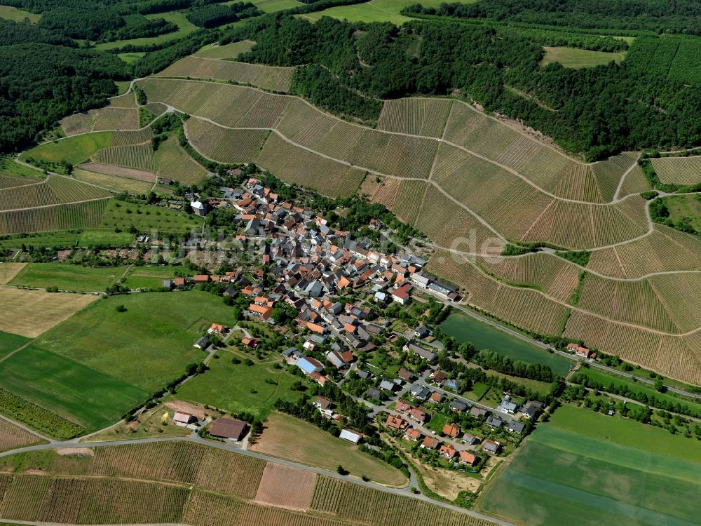 Luftaufnahme Kirschroth - Wohngebiets - Siedlung in Kirschroth im Bundesland Rheinland-Pfalz