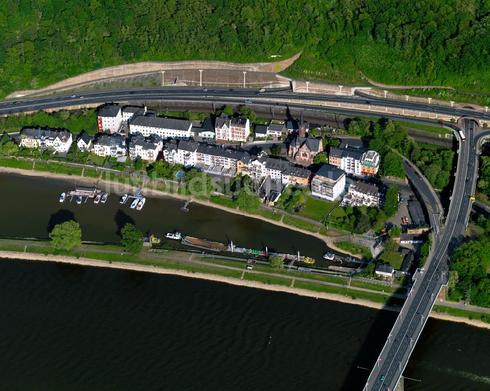 Luftbild Koblenz, Ehrenbreitstein - Wohngebiets- Siedlung in Koblenz, Ehrenbreitstein am Rhein im Bundesland Rheinland-Pfalz