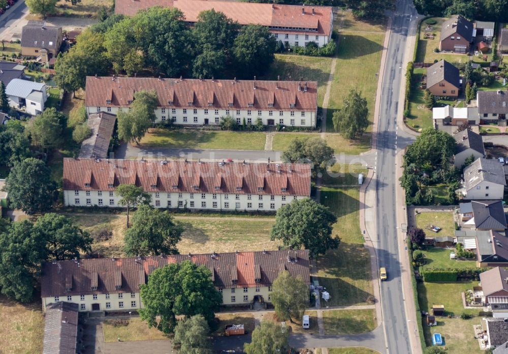 Mariental aus der Vogelperspektive: Wohngebiets- Siedlung in Mariental im Bundesland Niedersachsen