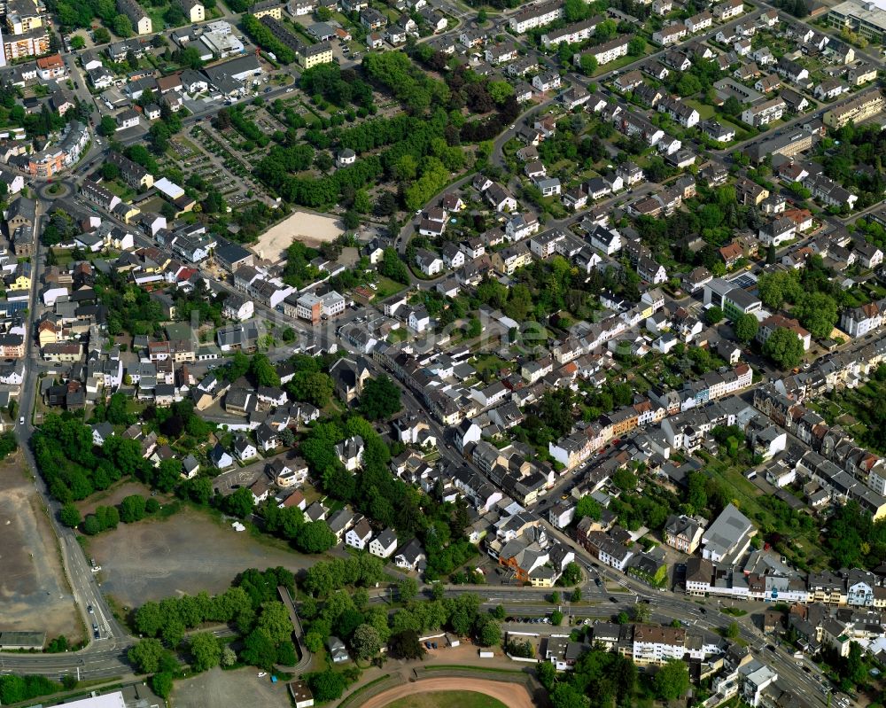 Luftaufnahme Neuwied - Wohngebiets- Siedlung in Neuwied im Bundesland Rheinland-Pfalz