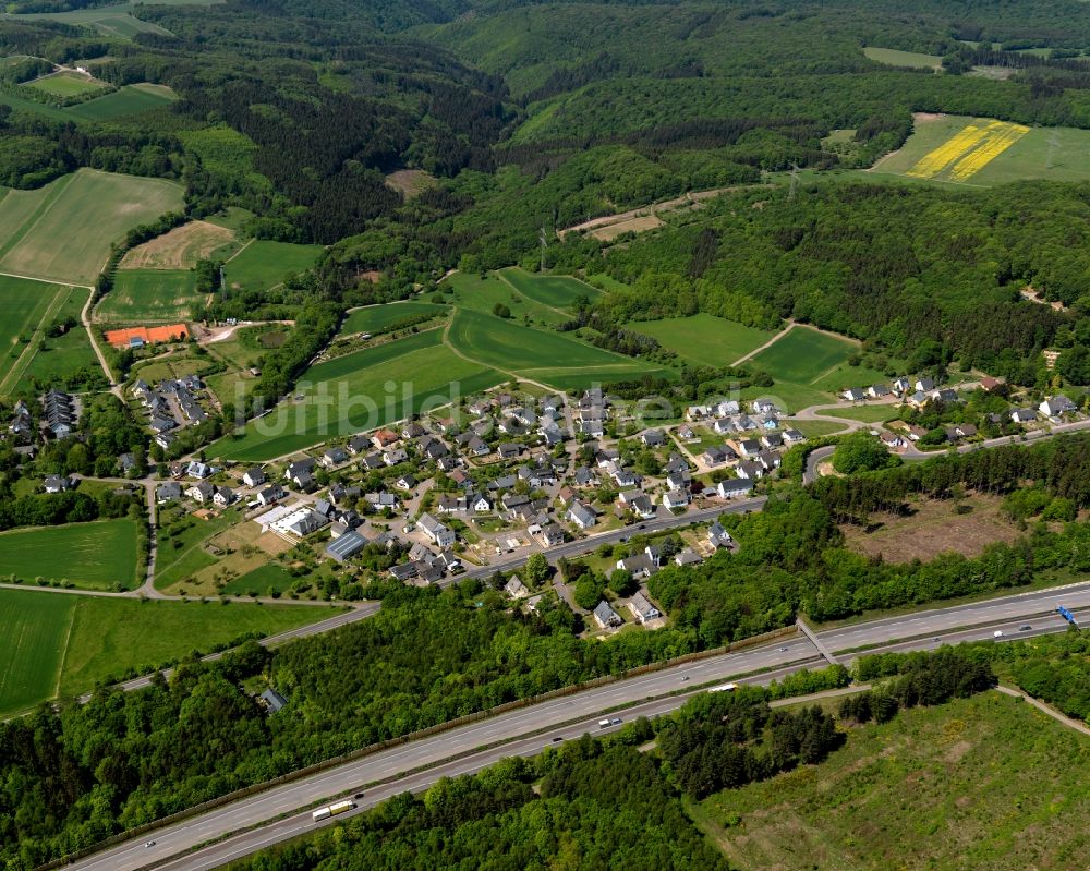 Luftbild Nörtershausen, Pfaffenheck - Wohngebiets- Siedlung in Nörtershausen, Pfaffenheck im Bundesland Rheinland-Pfalz