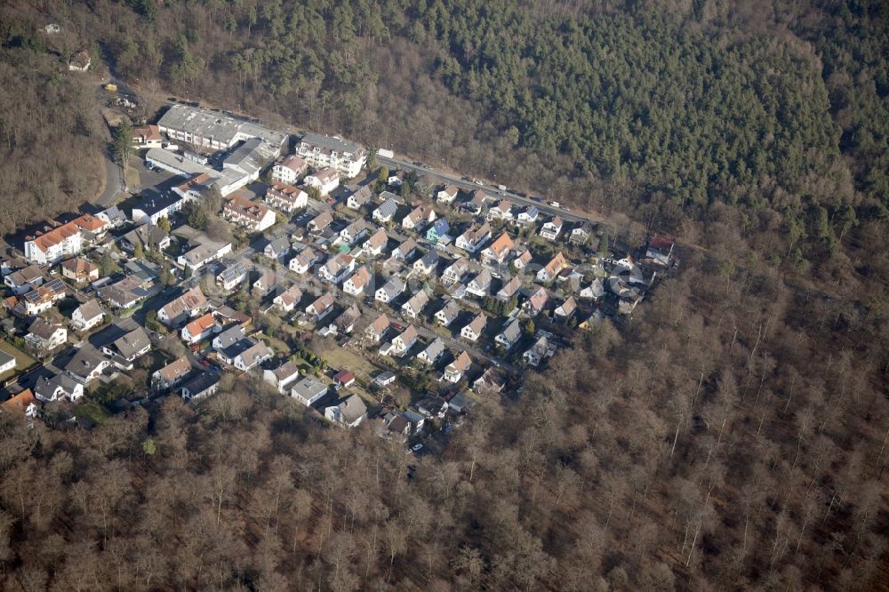 Offenbach am Main von oben - Wohngebiets- Siedlung in Offenbach am Main im Bundesland Hessen