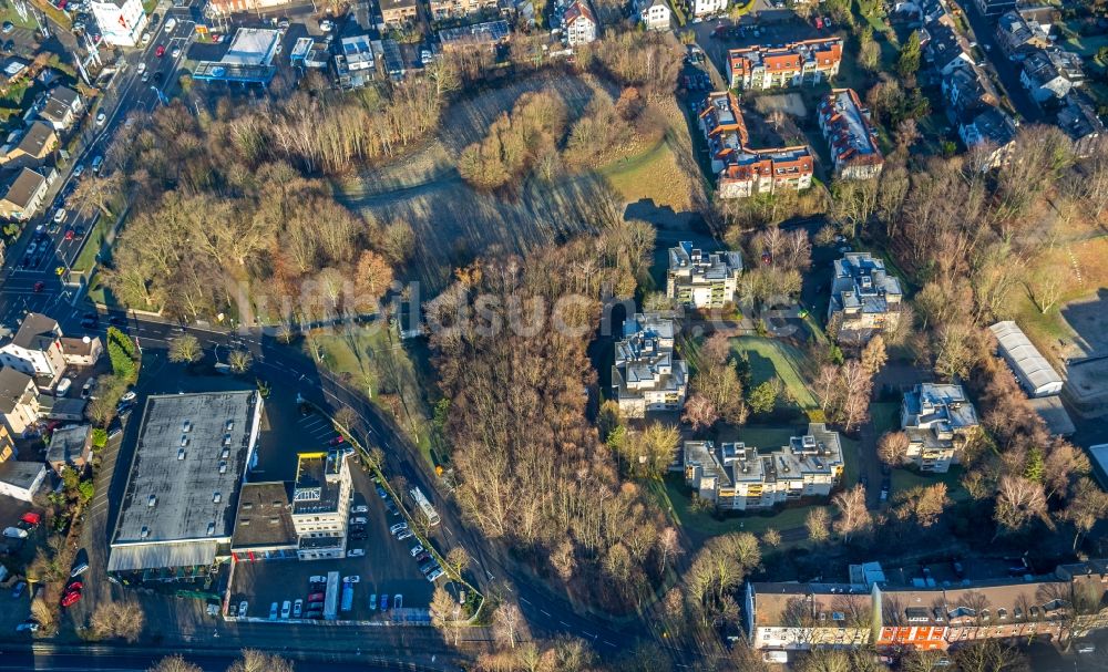 Luftaufnahme Bochum - Wohngebiets- Siedlung im Ortsteil Hamme in Bochum im Bundesland Nordrhein-Westfalen