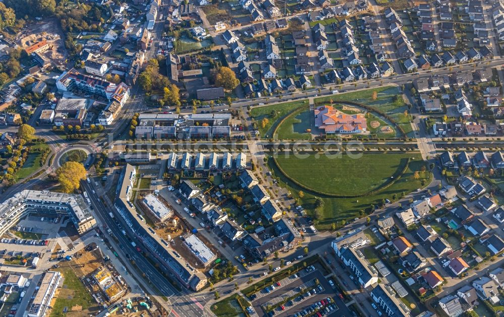 Luftaufnahme Viersen - Wohngebiets- Siedlung am Park Am Steinkreis in Viersen im Bundesland Nordrhein-Westfalen, Deutschland