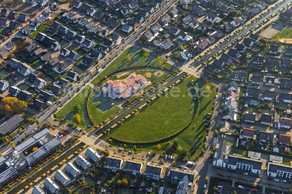 Luftaufnahme Viersen - Wohngebiets- Siedlung am Park Am Steinkreis in Viersen im Bundesland Nordrhein-Westfalen, Deutschland