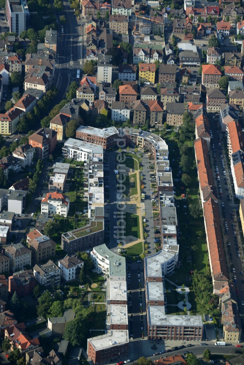 Braunschweig Von Oben Wohngebiets Siedlung Und Quartier