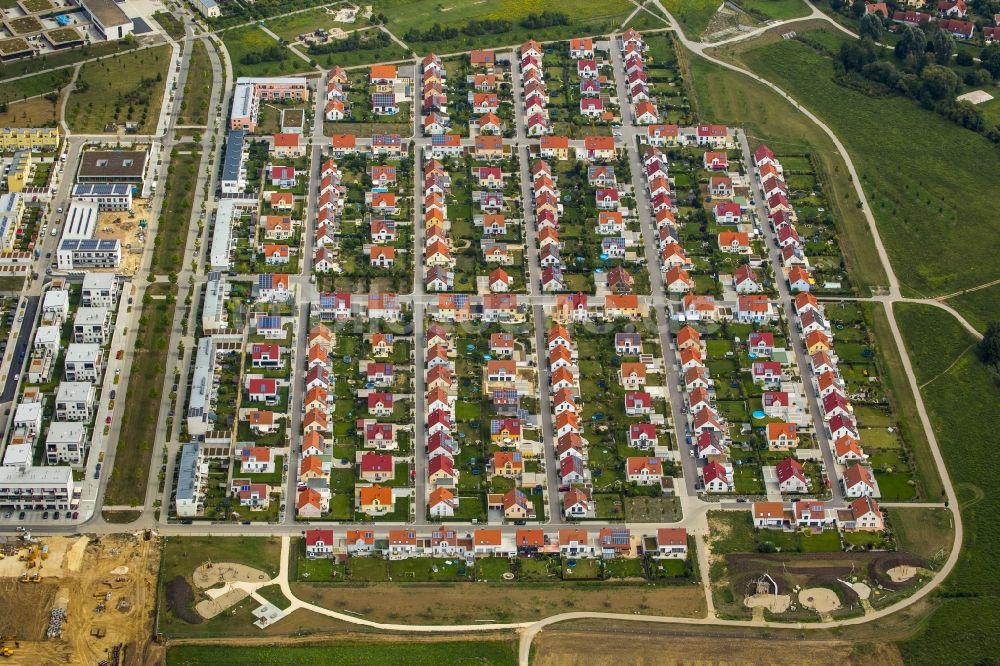 Luftbild Regensburg - Wohngebiets- Siedlung in Regensburg im Bundesland Bayern