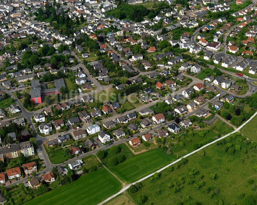 Scheuerfeld, Höhr von oben - Wohngebiets- Siedlung in Scheuerfeld, Höhr im Bundesland Rheinland-Pfalz