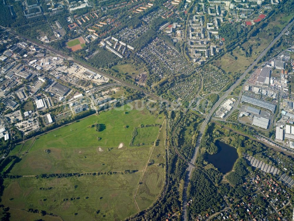 Luftbild Potsdam - Wohngebiets- Siedlung Am Schlaatz in Potsdam im Bundesland Brandenburg