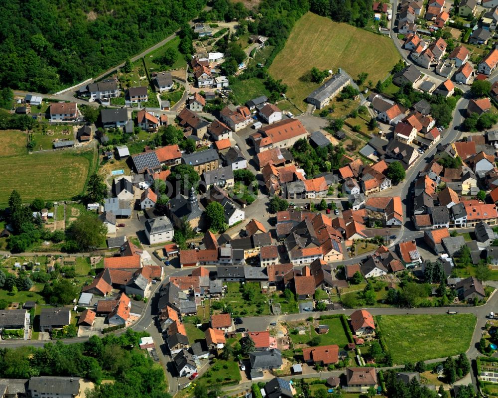 Luftaufnahme Simmertal - Wohngebiets - Siedlung in Simmertal im Bundesland Rheinland-Pfalz