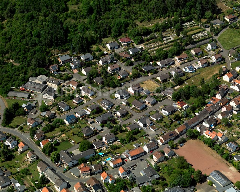 Simmertal von oben - Wohngebiets - Siedlung in Simmertal im Bundesland Rheinland-Pfalz