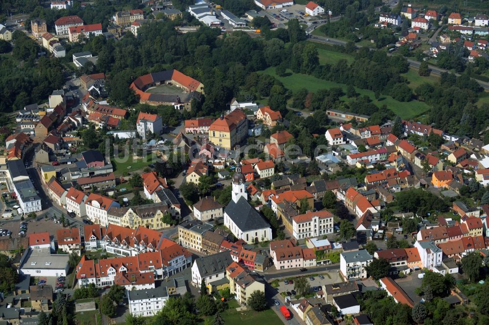 Luftbild Taucha - Wohngebiets- Siedlung in Taucha im Bundesland Sachsen