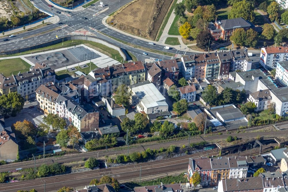 Luftbild Hagen - Wohngebiets- Siedlung an der Wehringhauser Straße - Landstraße L700 in Hagen im Bundesland Nordrhein-Westfalen, Deutschland