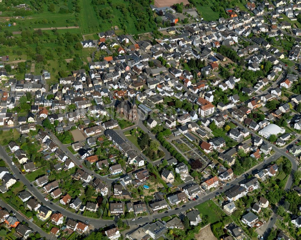 Luftbild Weitersburg - Wohngebiets- Siedlung in Weitersburg im Bundesland Rheinland-Pfalz