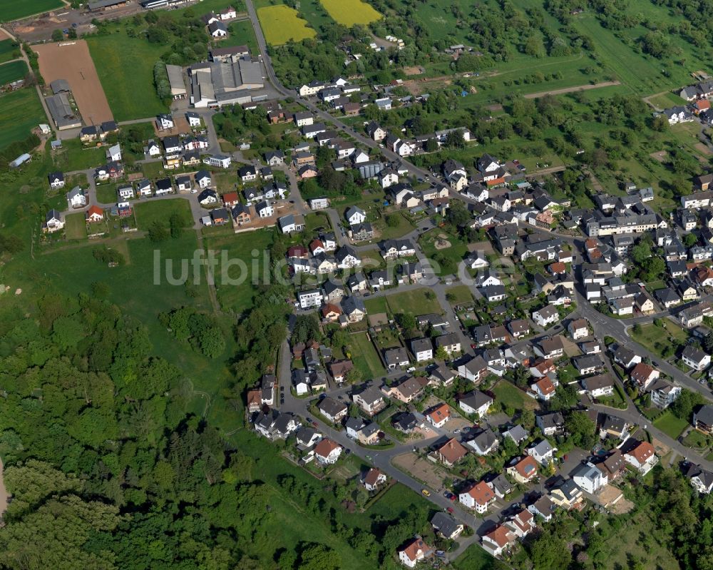 Luftaufnahme Weitersburg - Wohngebiets- Siedlung in Weitersburg im Bundesland Rheinland-Pfalz