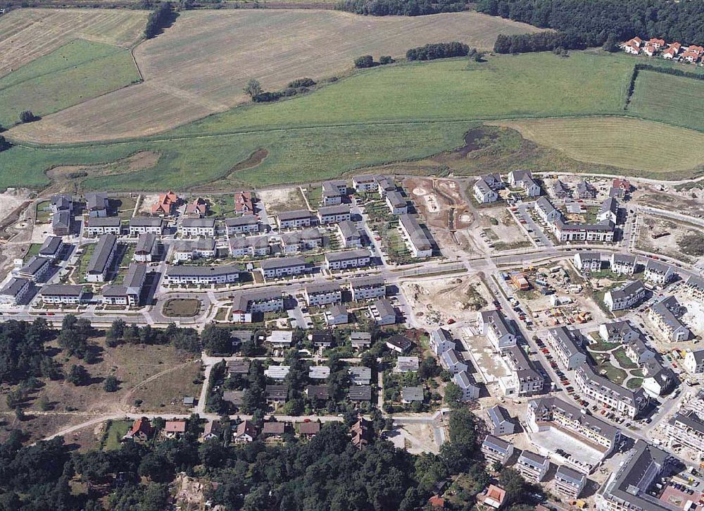 Luftbild Potsdam / Bergholz-Rehbrücke - Wohngebietsneubauten im Wohngebiet Bergholz-Rehbrücke bei Potsdam