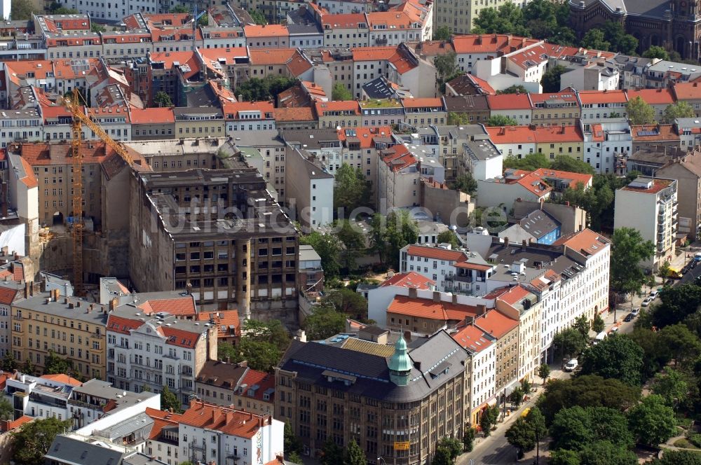 Luftaufnahme Berlin - Wohngebäude in Berlin