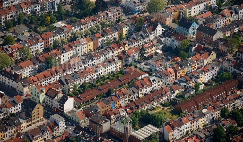 Bremen aus der Vogelperspektive: Wohngebäude in Bremen im gleichnamigen Bundesland