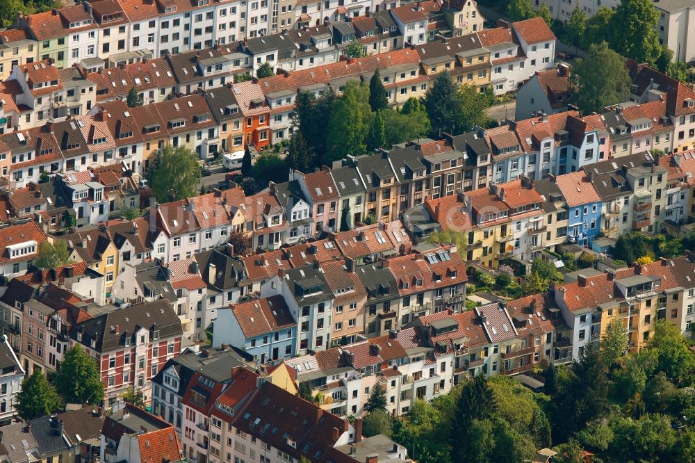 Bremen von oben - Wohngebäude in Bremen im gleichnamigen Bundesland