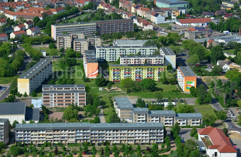 Luftbild Burg - Wohngebäude in Burg im Bundesland Sachsen-Anhalt