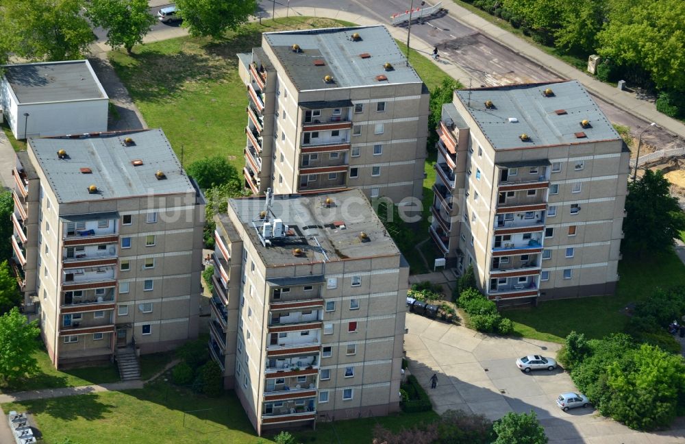 Luftbild Burg - Wohngebäude in Burg im Bundesland Sachsen-Anhalt