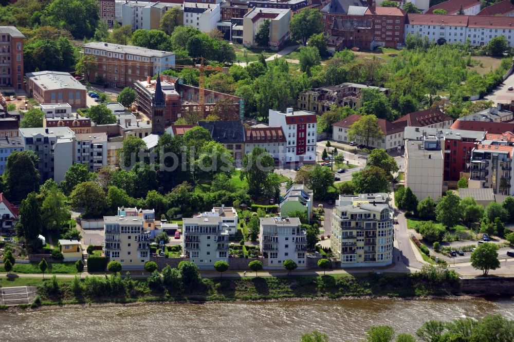 Magdeburg OT Buckau von oben - Wohngebäude im Ortsteil Buckau in Magdeburg im Bundesland Sachsen-Anhalt