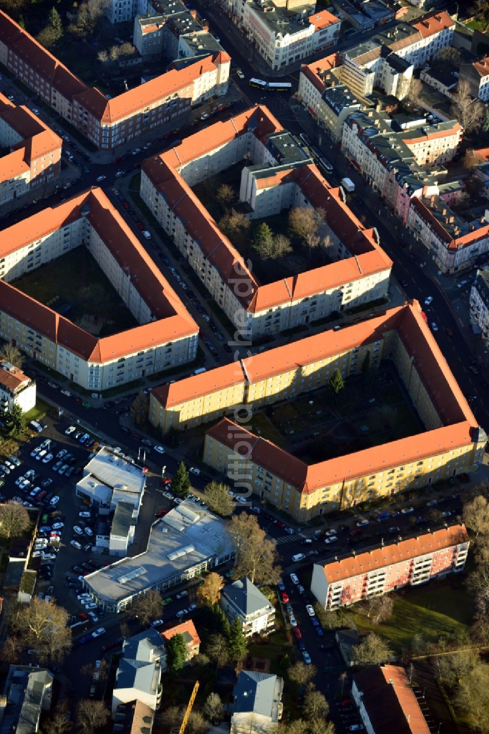 Luftbild Berlin OT Köpenick - Wohngebäude im Ortsteil Köpenick in Berlin