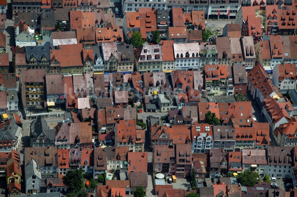 Rottweil aus der Vogelperspektive: Wohngebäude in Rottweil im Bundesland Baden-Württemberg