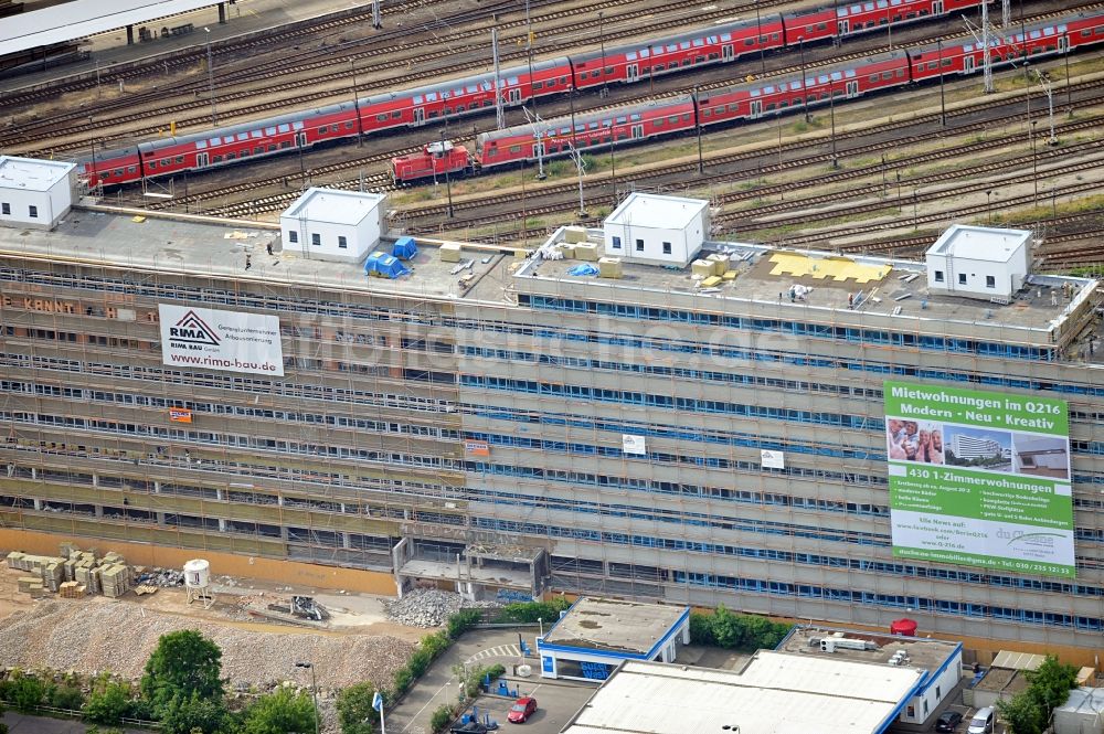 Luftbild Berlin - Wohngebäudesanierung in Berlin Lichtenberg