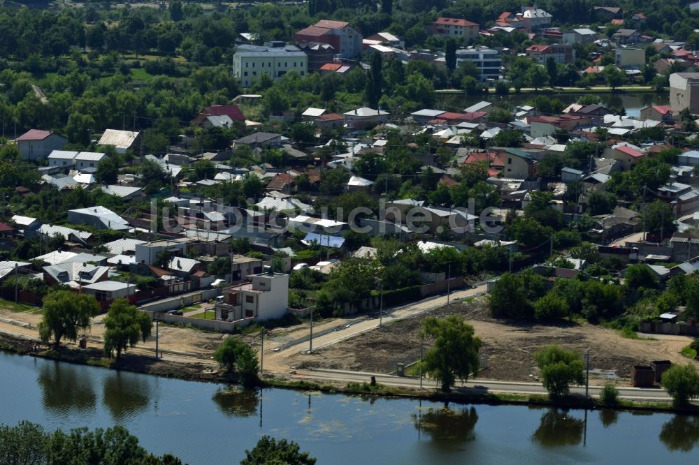 Luftaufnahme Bukarest - Wohngegend Tei Toboc in Bukarest in Rumänien